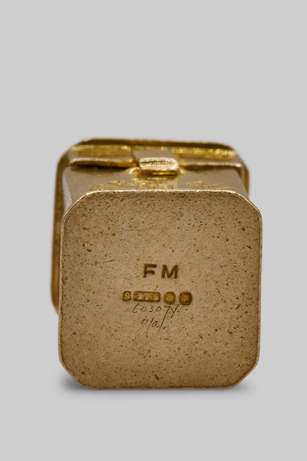 The Golden Life Saving First Aid Box Charm (9ct 375 Gold 1950's)