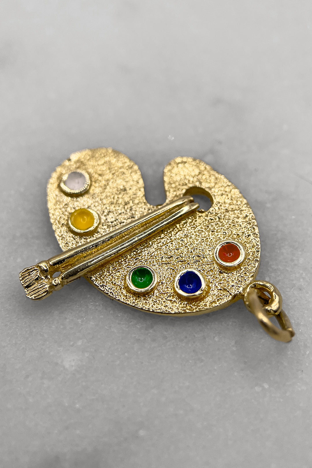 The Artists Paint Palette of Imagination Vintage Charm (585, 14ct gold)