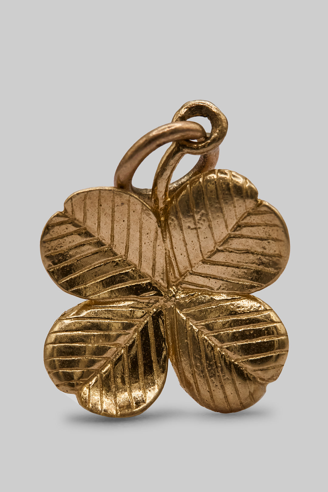 9ct 375 Gold Vintage Four Leaf Clover Charm