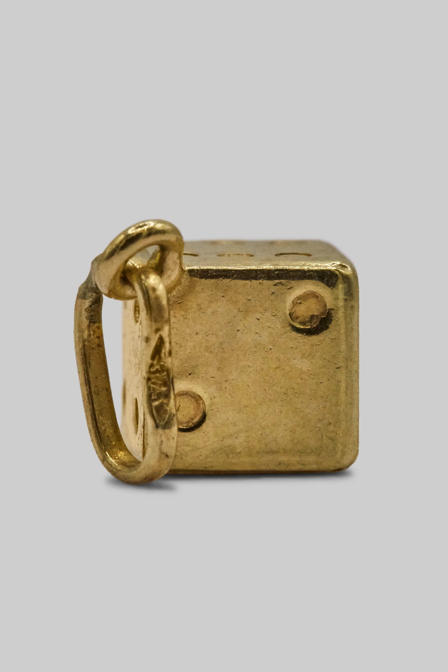 The Golden Lucky Dice Charm (9ct 375 Gold)