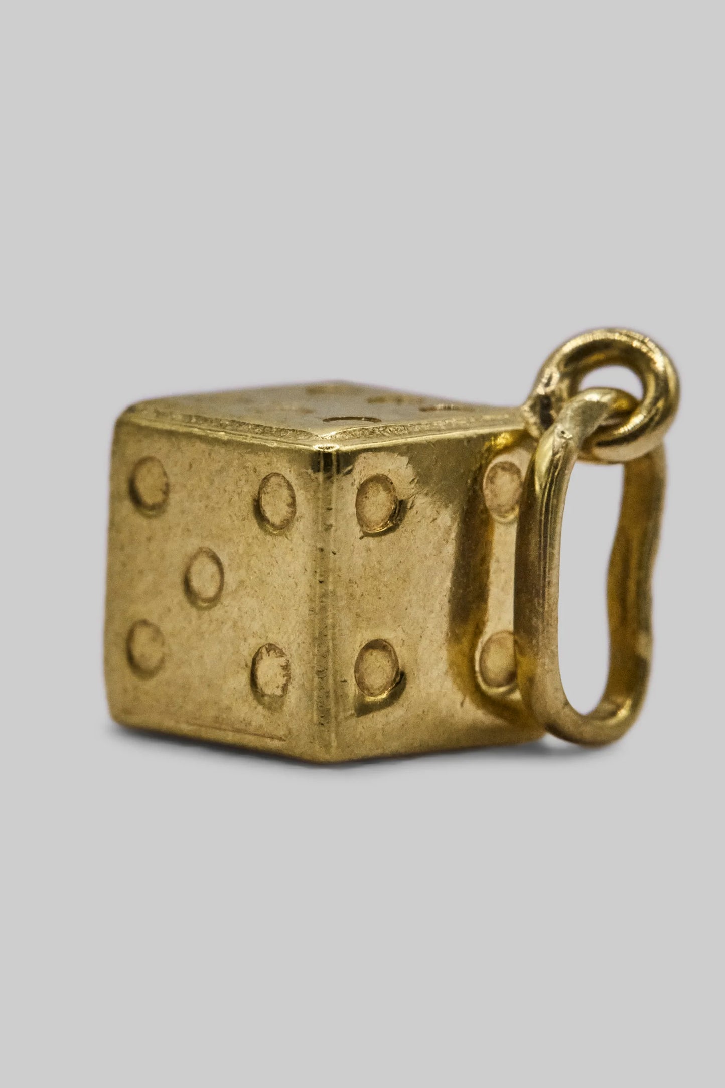 The Golden Lucky Dice Charm (9ct 375 Gold)