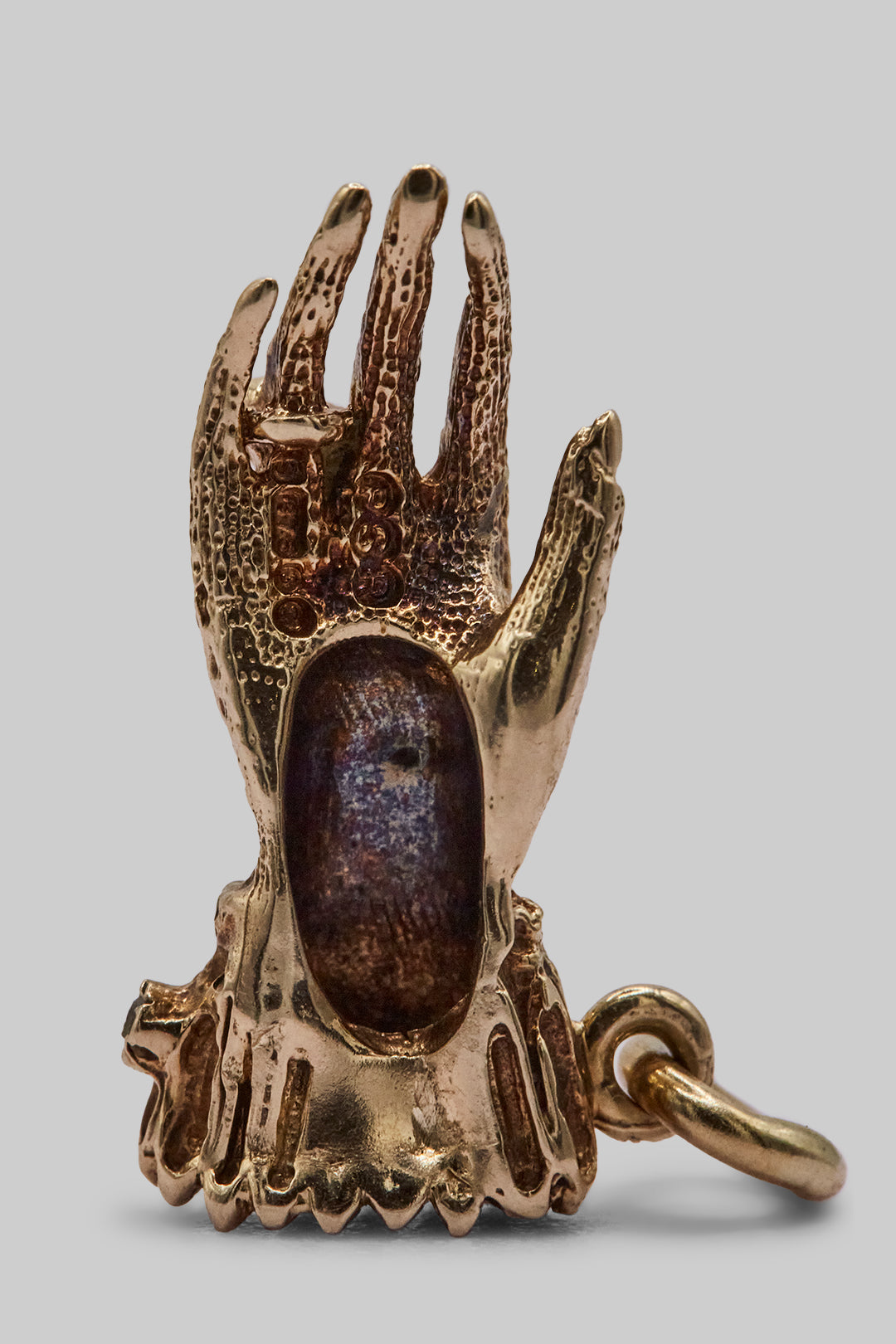 The Jewelled Regal Hand Charm (9ct 375 Gold made in 1973)