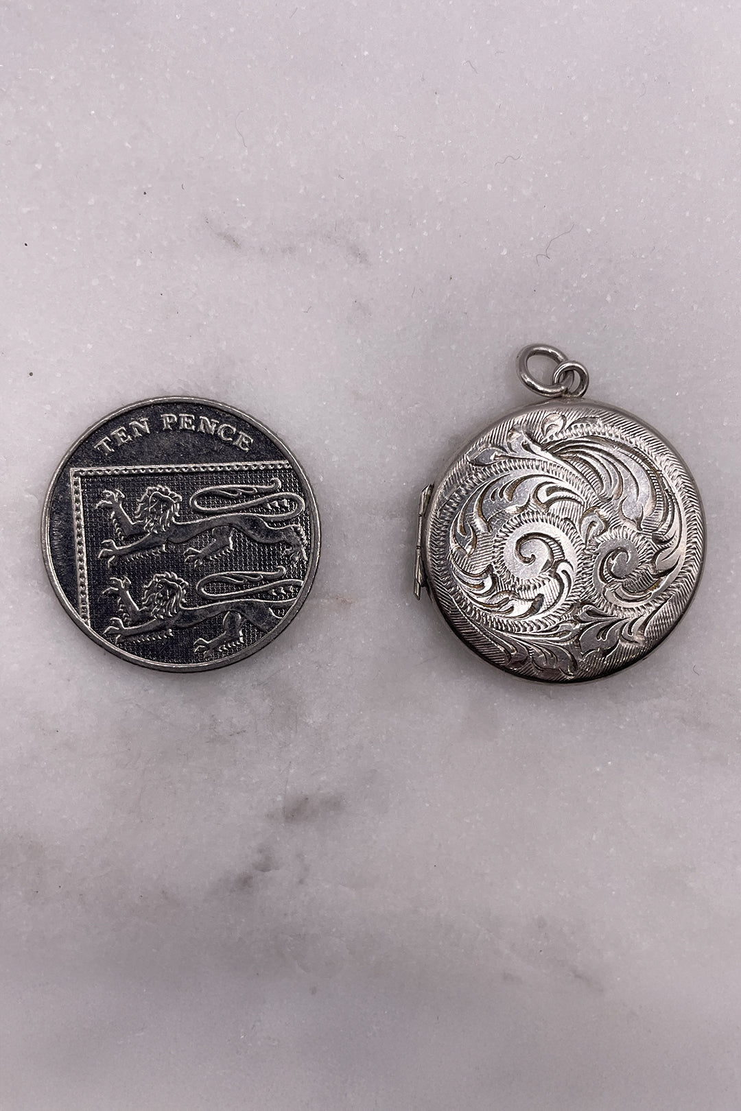 The Opening Locket of Eternal Memory Vintage Charm (925 Sterling Silver, made circa 1950 - 1970)