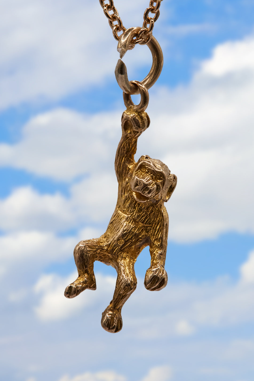 The Golden Cheeky Monkey Charm (9ct 375 Gold 1952)