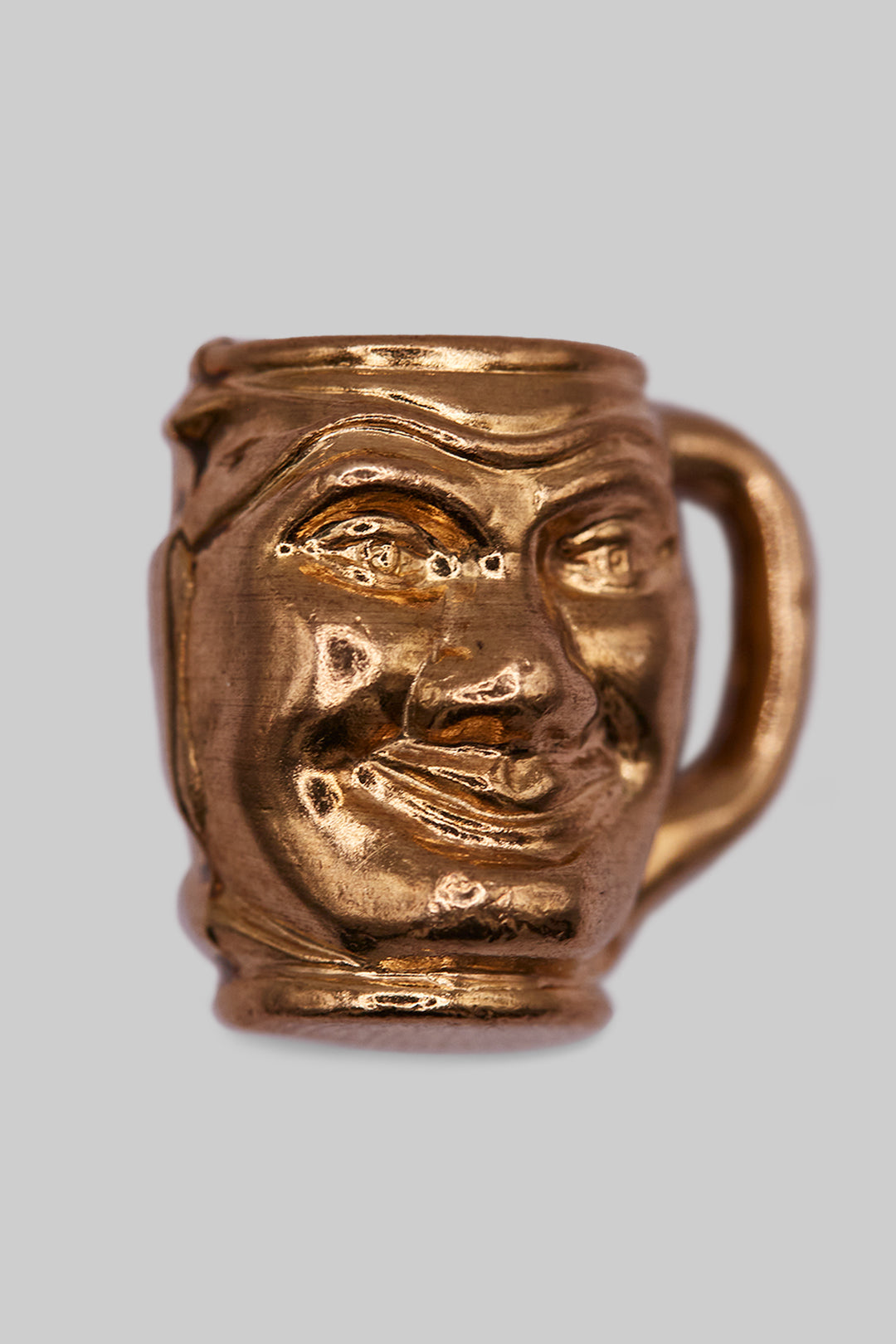 9ct 375 Gold Vintage Toby Jug Charm (1975)