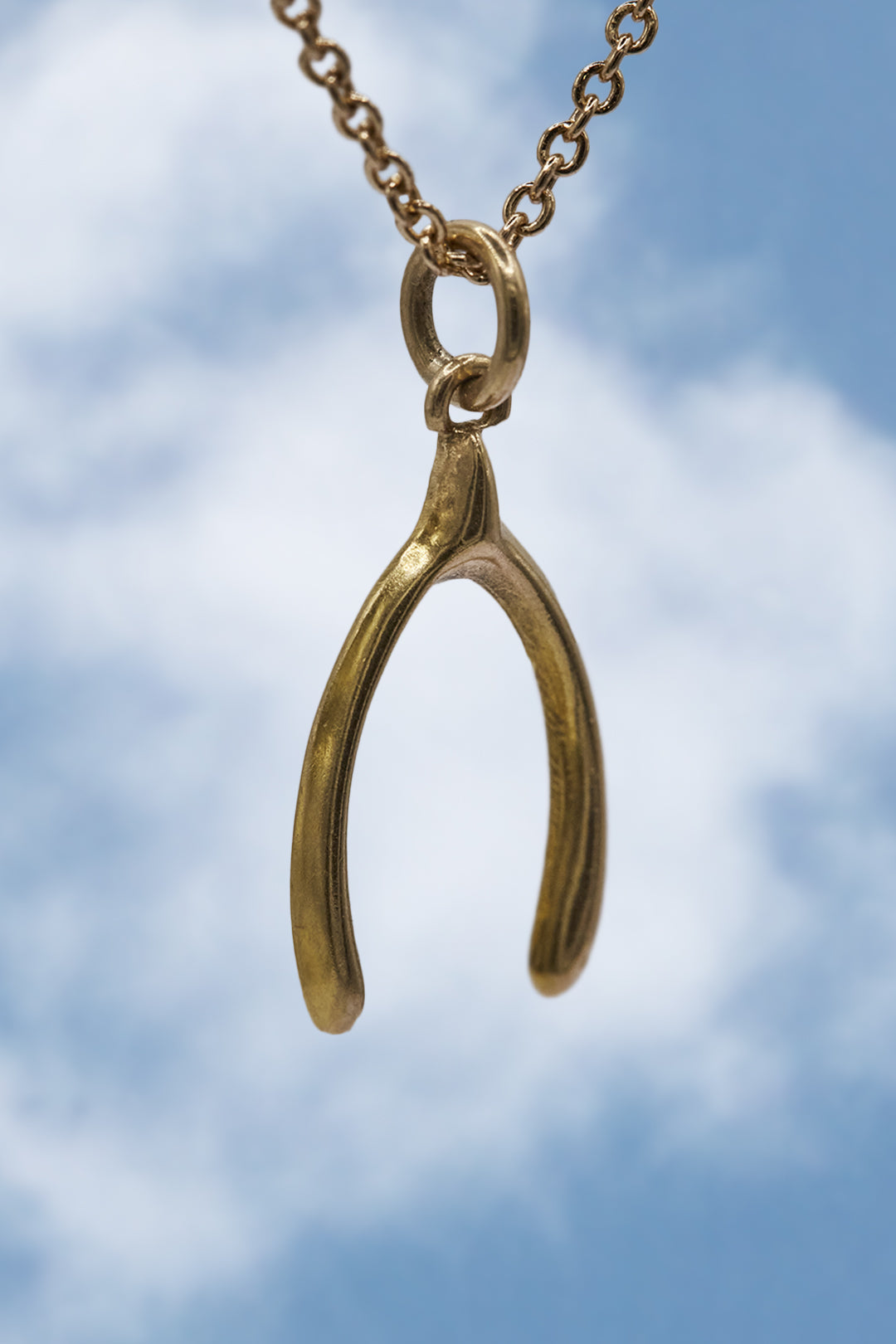 The Lucky Golden Wishbone Charm (9ct 375 Gold 1969)