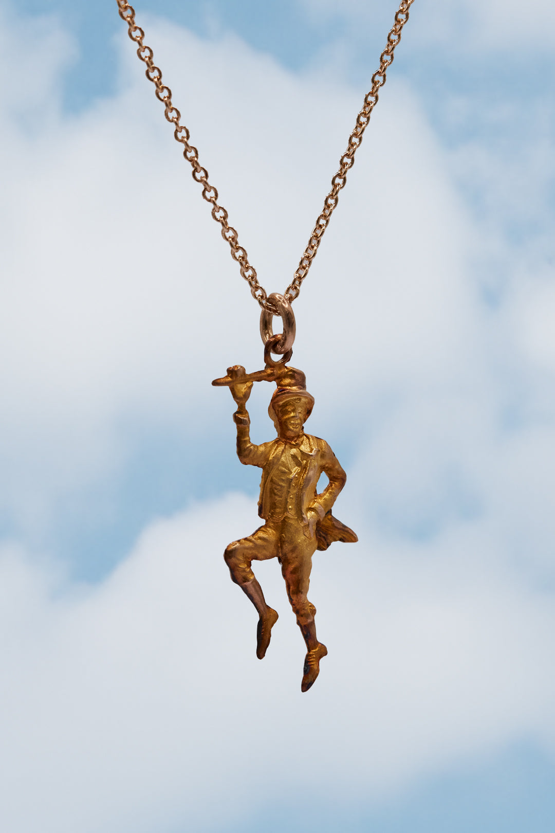 9ct 375 Gold Vintage Joker Charm (1900 - 1950s)