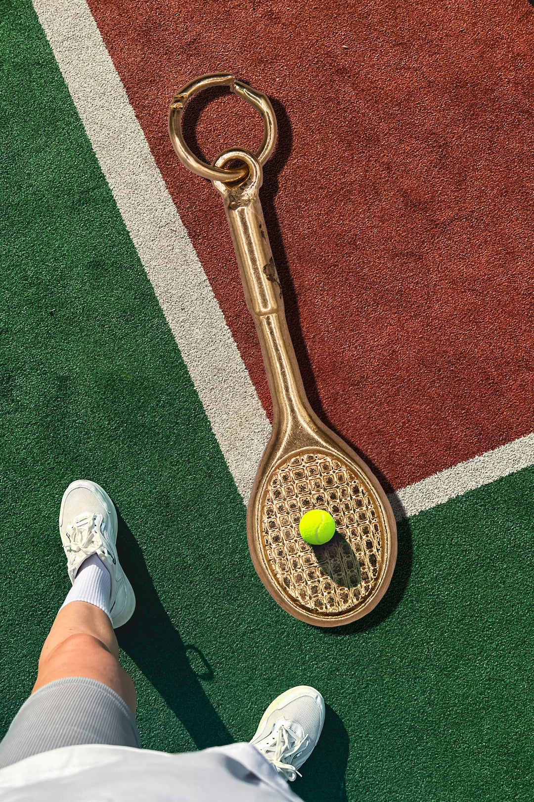 Wonderful Vintage 9 Carat Gold store Tennis Racquet Pendant | Retro Solid 9ct Gold Charm | Yellow Gold Tennis Racket Necklace/Bracelet Charm |