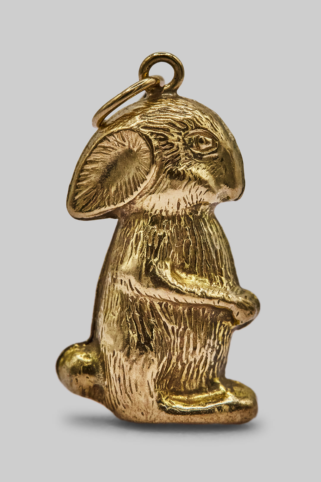 The Curious Golden Bunny Charm (9ct 375 Gold 1979)