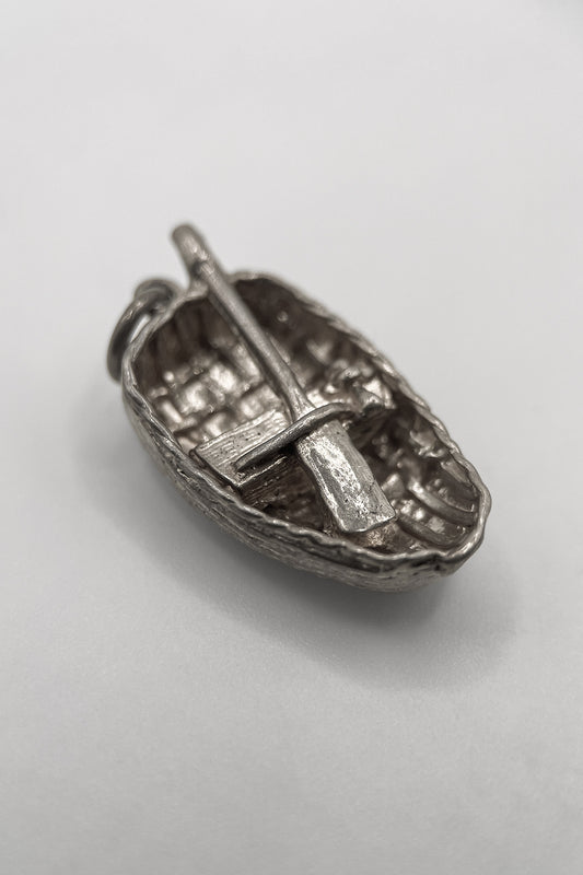 The Life Saving Sailboat Vintage Charm (925 Sterling Silver, made circa 1950 - 1970)