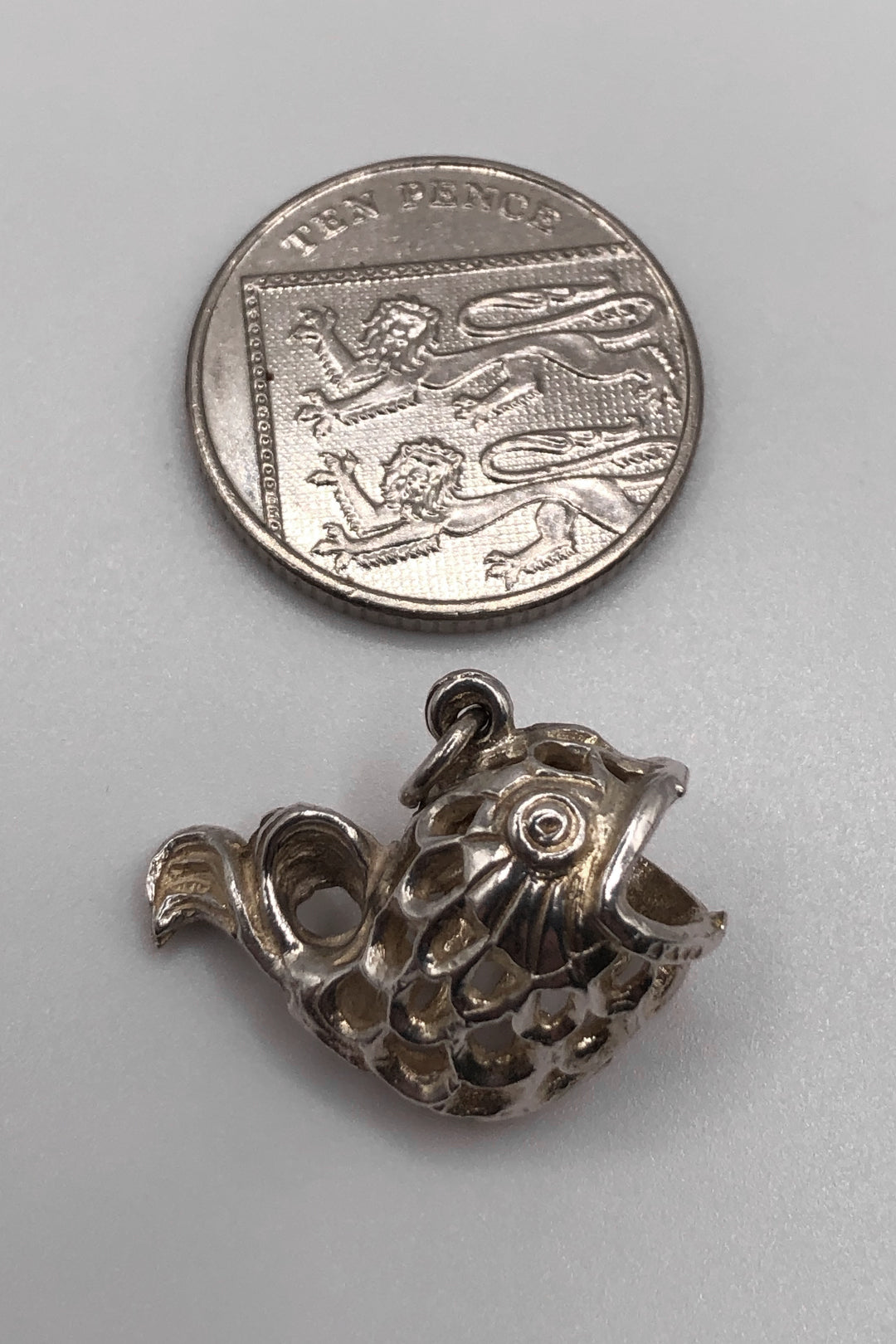 The Aquatic Fish Vintage Charm (925 Sterling Silver)