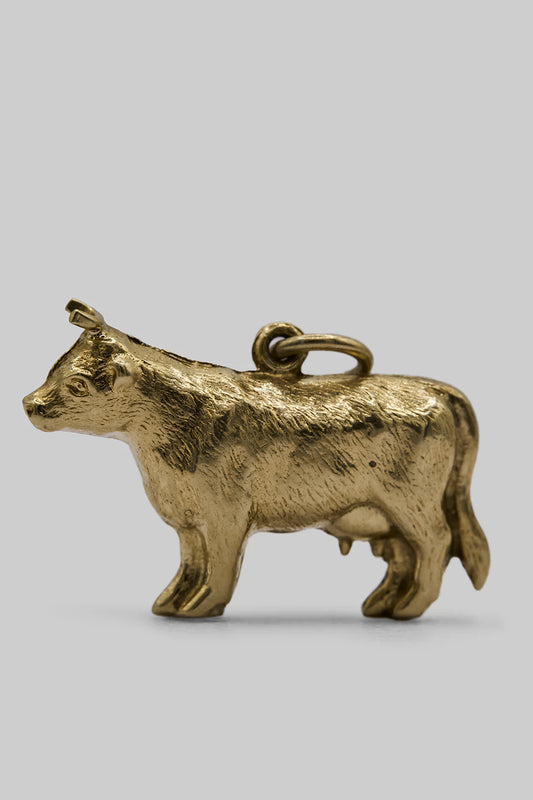 The Peaceful Golden Cow Charm (9ct 375 Gold 1973)