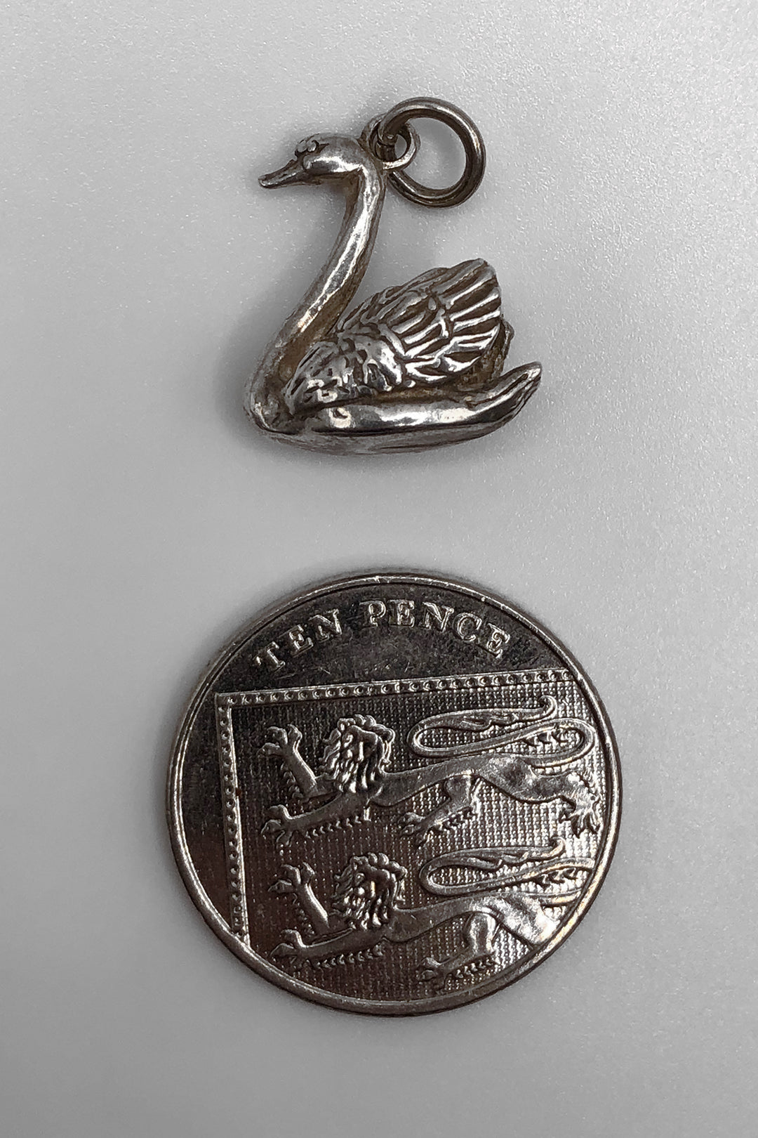 The Pretty Swan Vintage Charm (925 Sterling Silver)