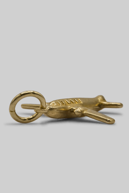 The Travelling Golden Aeroplane Charm (9ct 375 Gold 1957)