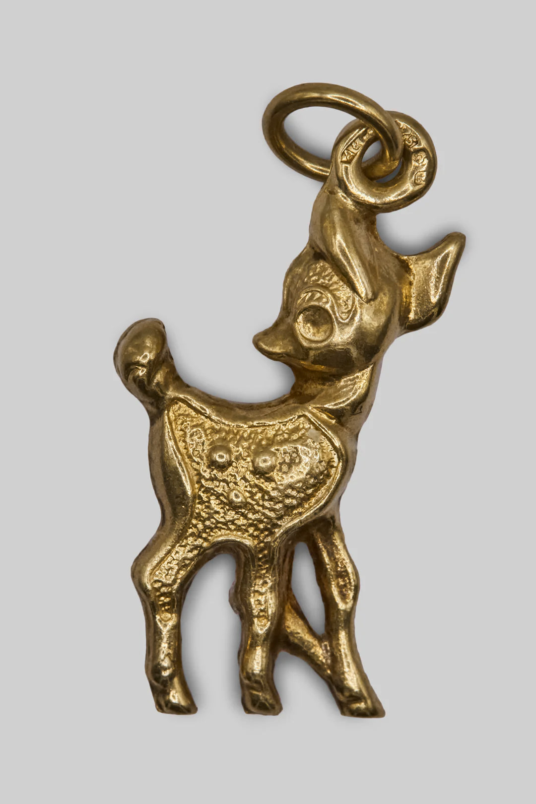 The Charming Golden Bambi Charm (9ct 375 Gold 1980's)