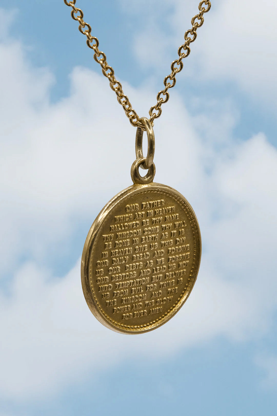 9ct 375 Gold Lord's Prayer Charm (1960)