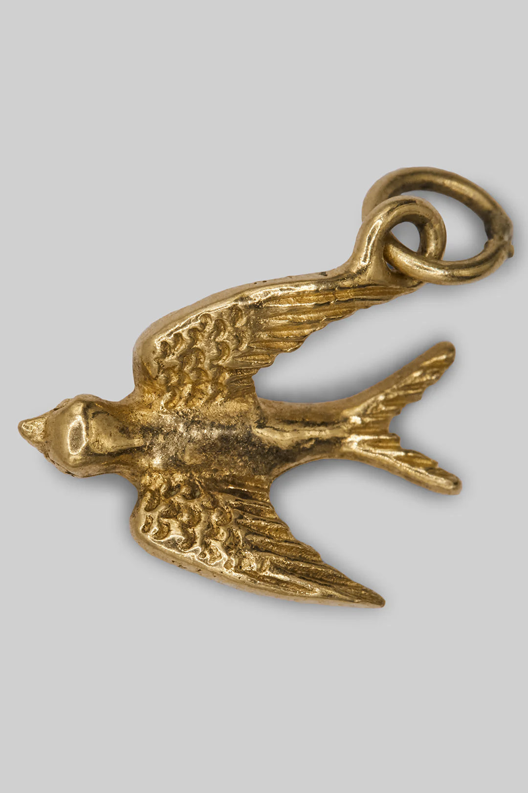 The Graceful Golden Swallow Bird Charm (9ct 375 Gold 1972)