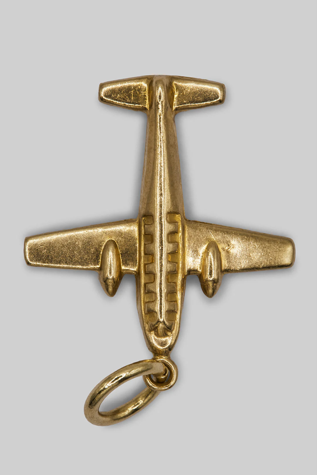 The Travelling Golden Aeroplane Charm (9ct 375 Gold 1957)