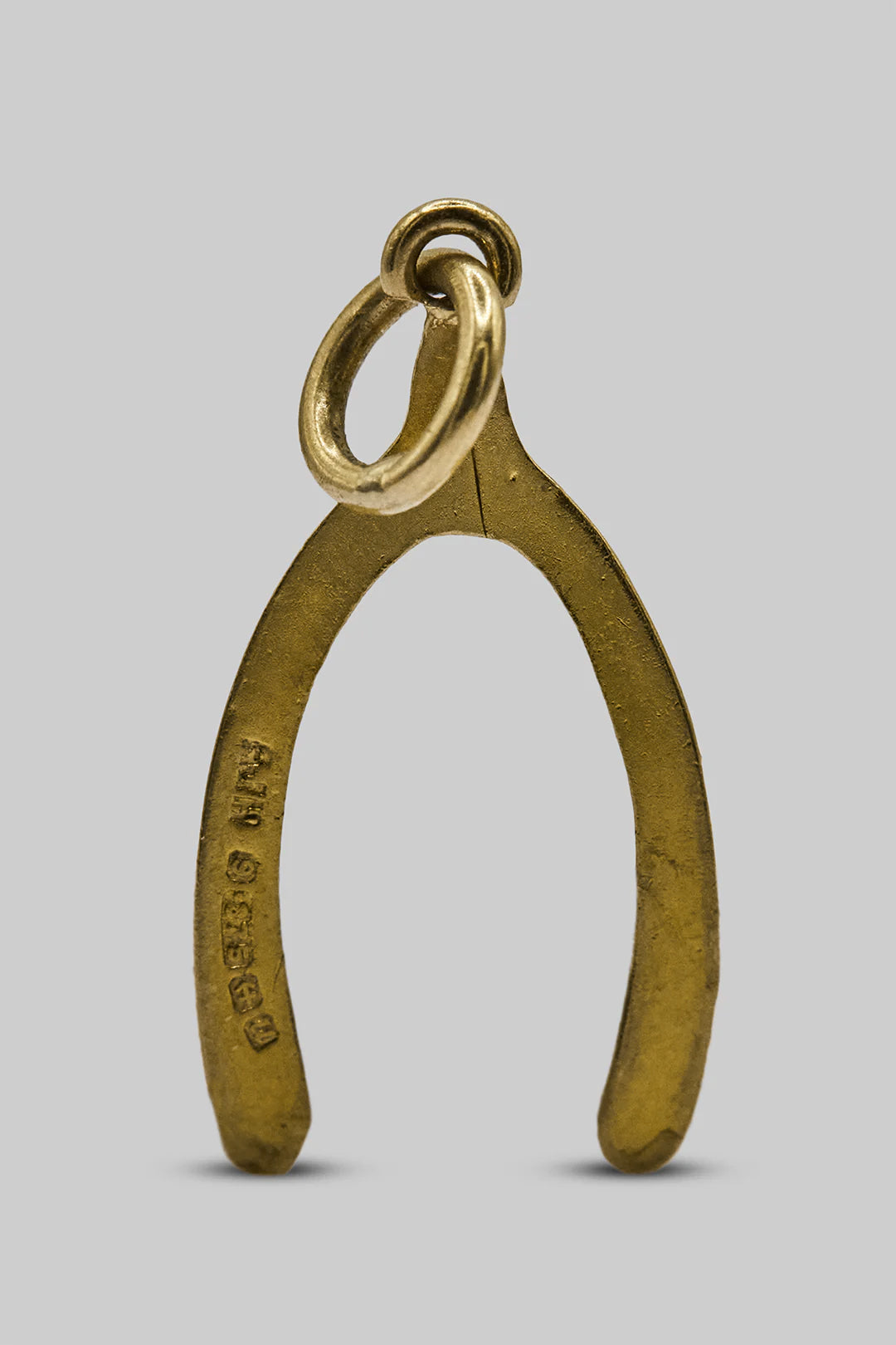 The Lucky Golden Wishbone Charm (9ct 375 Gold 1969)