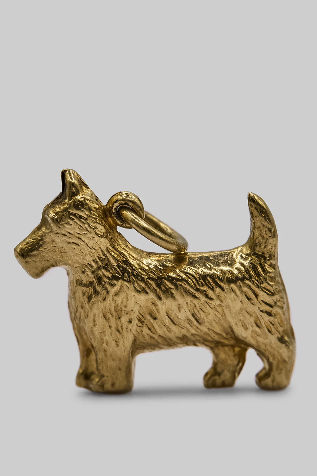 The Excited Scottish Terrier 'Scottie' Dog Charm (9ct 375 Gold 1978)