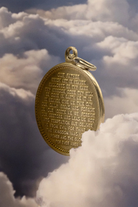 9ct 375 Gold Lord's Prayer Charm (1960)