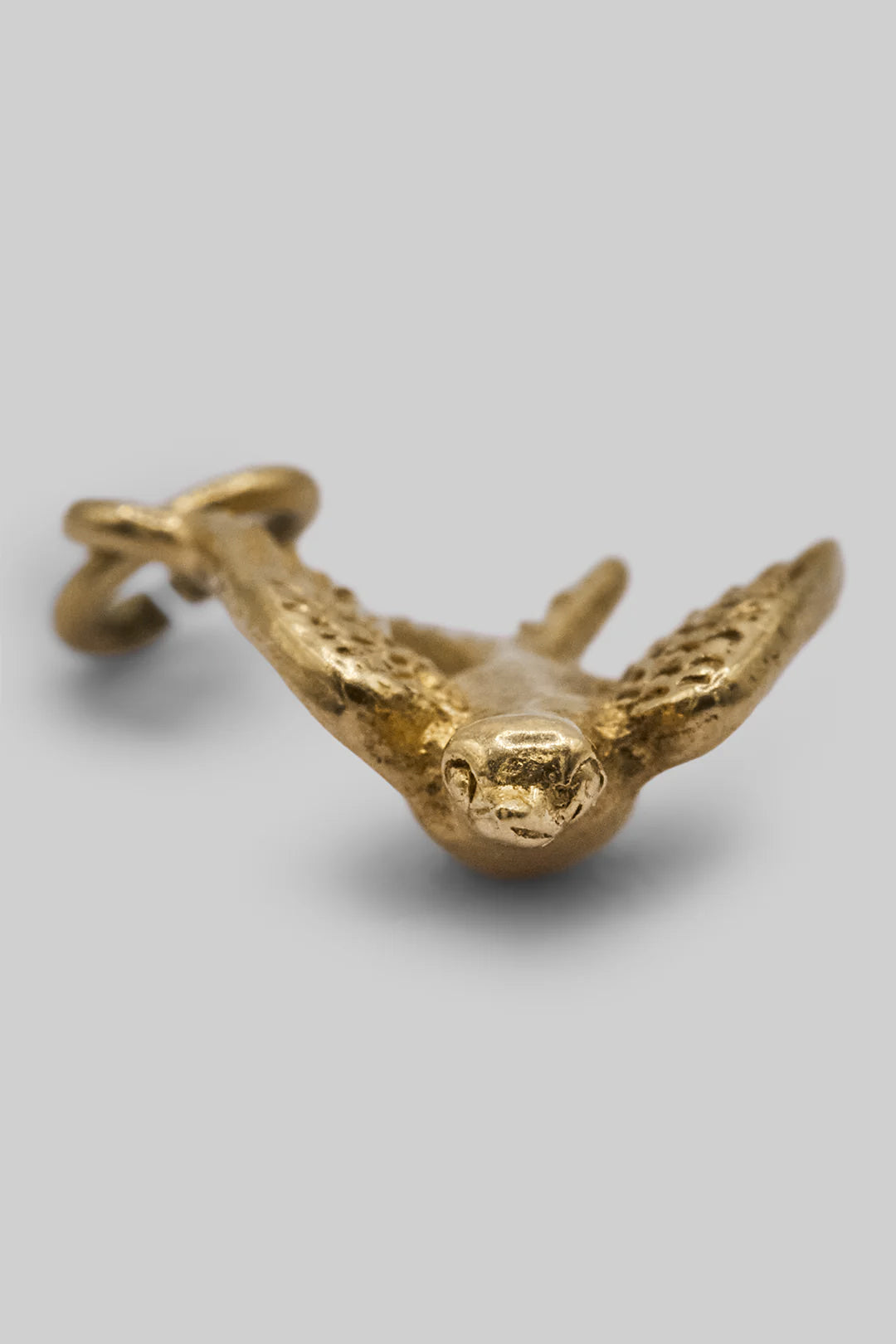 The Graceful Golden Swallow Bird Charm (9ct 375 Gold 1972)
