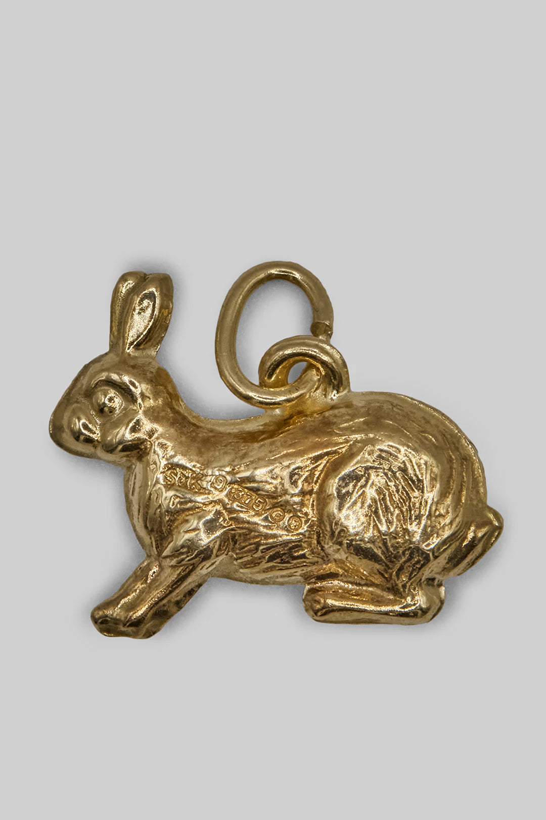 9ct 375 Gold Vintage Rabbit Charm (1969)