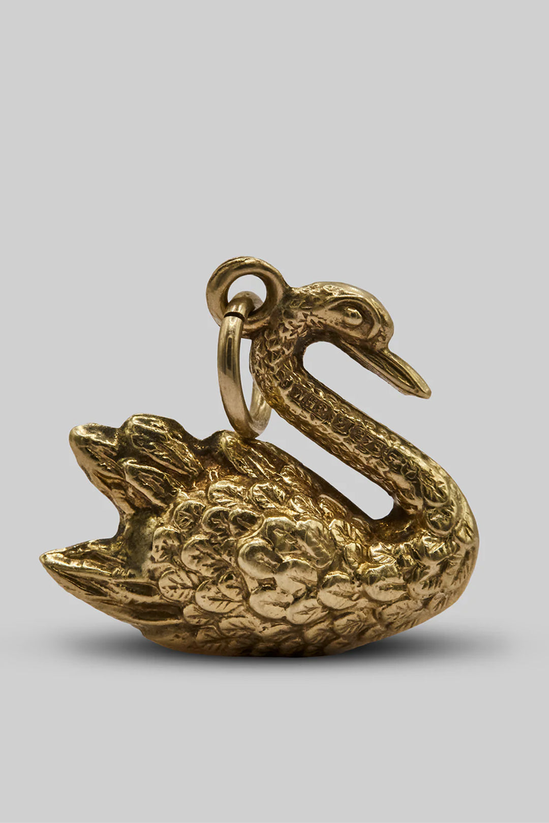 9ct 375 Gold Vintage Swan Charm (1967)