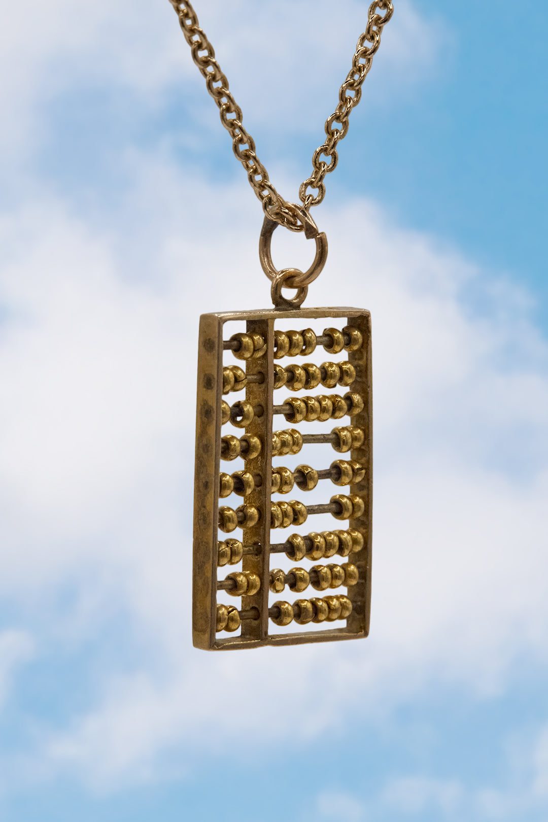The Ancient Abacus Charm (375 14ct vintage gold)