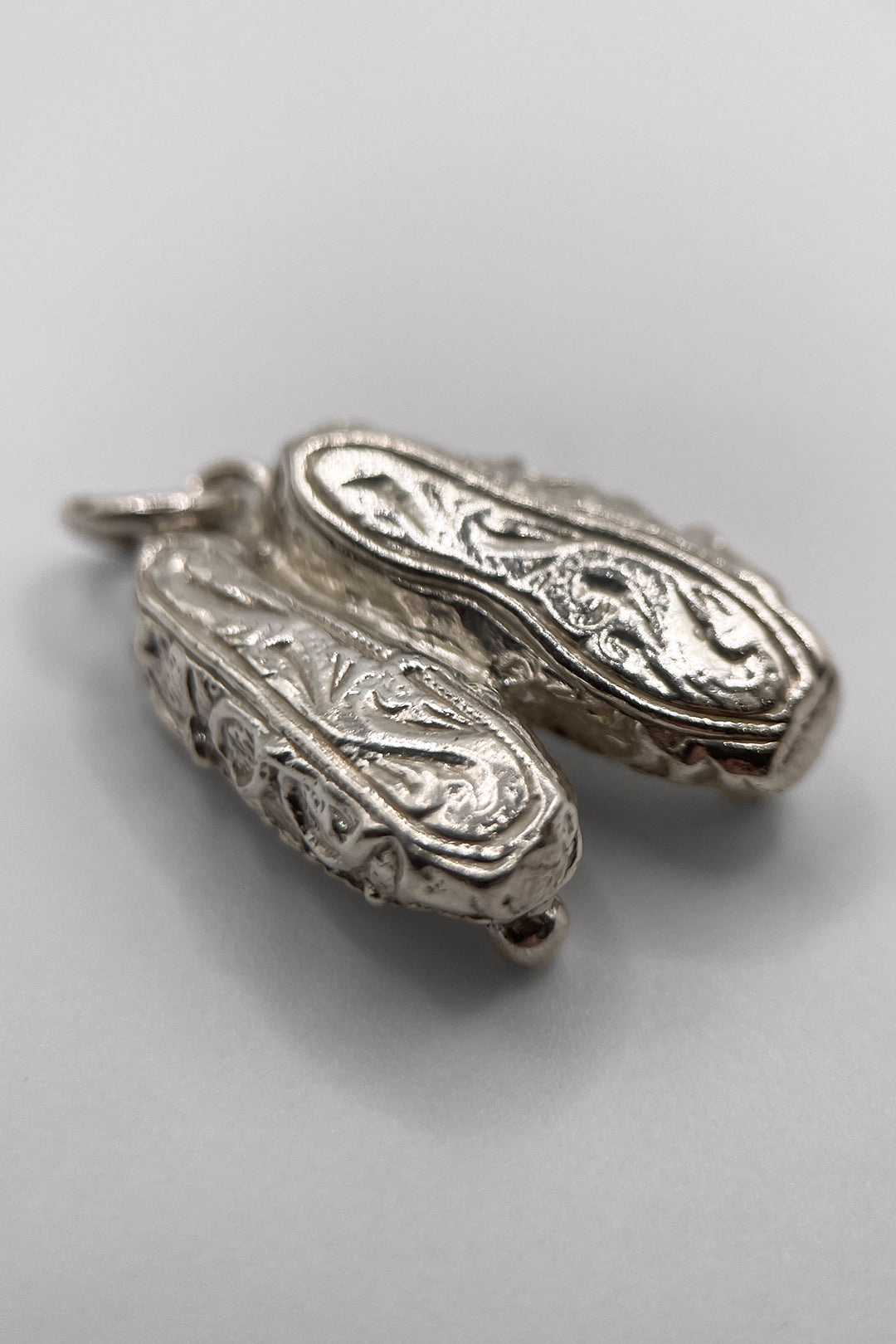 The Ornate Ballet Shoes of the Theatre Vintage Charm (925 Sterling Silver made c 1950s - 1970s)
