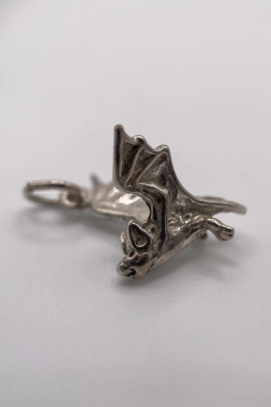 The Midnight Flying Bat Vintage Charm (925 Sterling Silver, made circa 1950 - 1970)