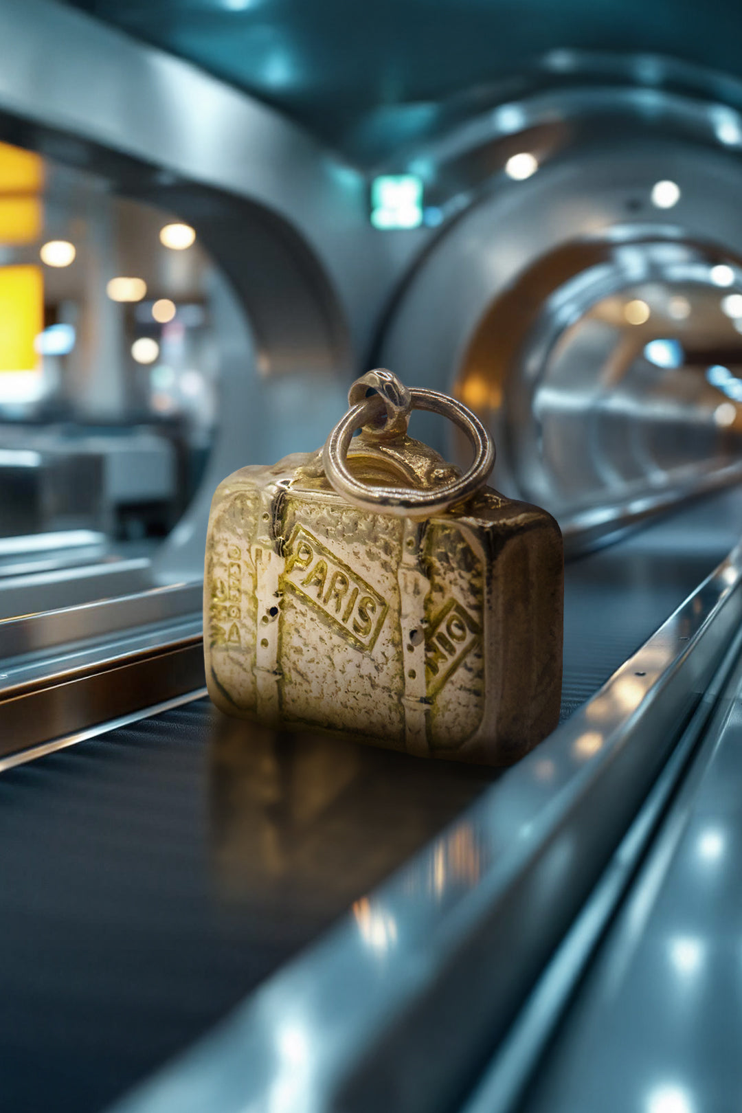 The Golden Grand Tour Suitcase Charm (9ct Gold made in 1959)