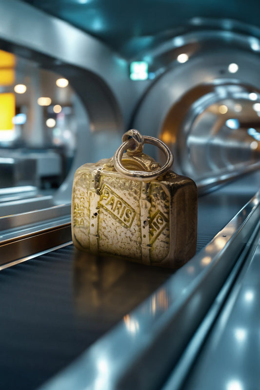 The Golden Grand Tour Suitcase Charm (9ct Gold made in 1959)