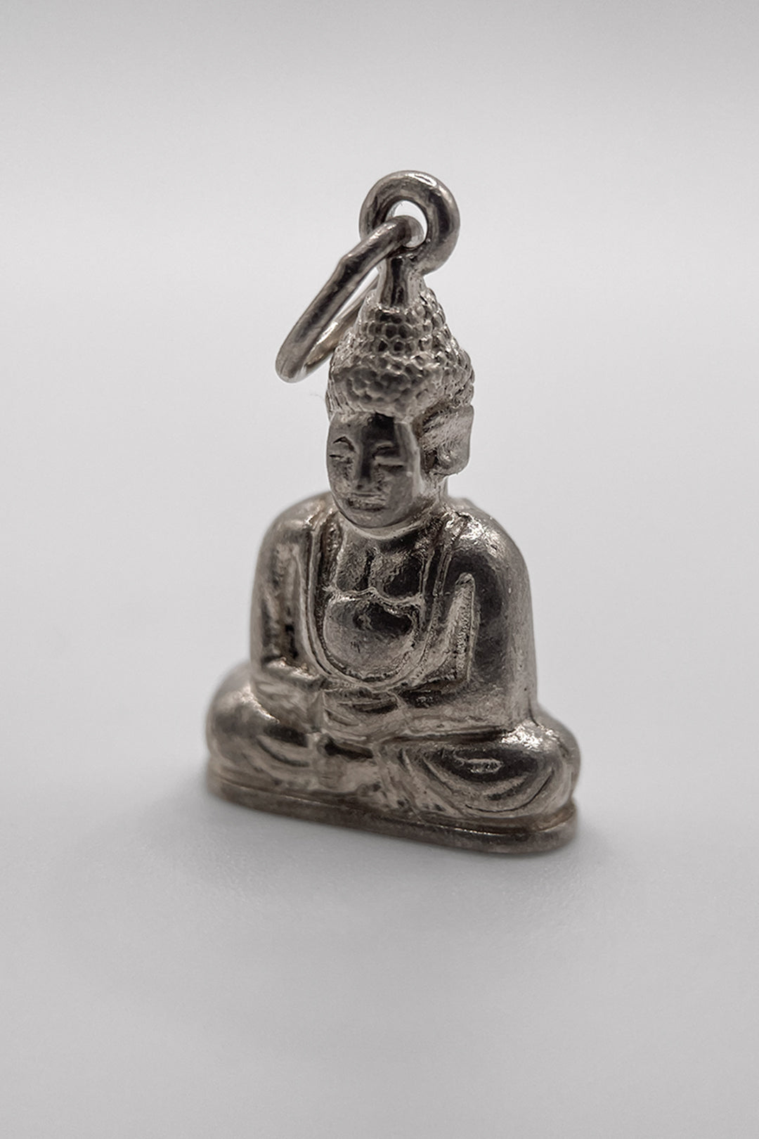 The Calming Meditative Buddha Vintage Charm (925 Sterling Silver, made circa 1950 - 1970)