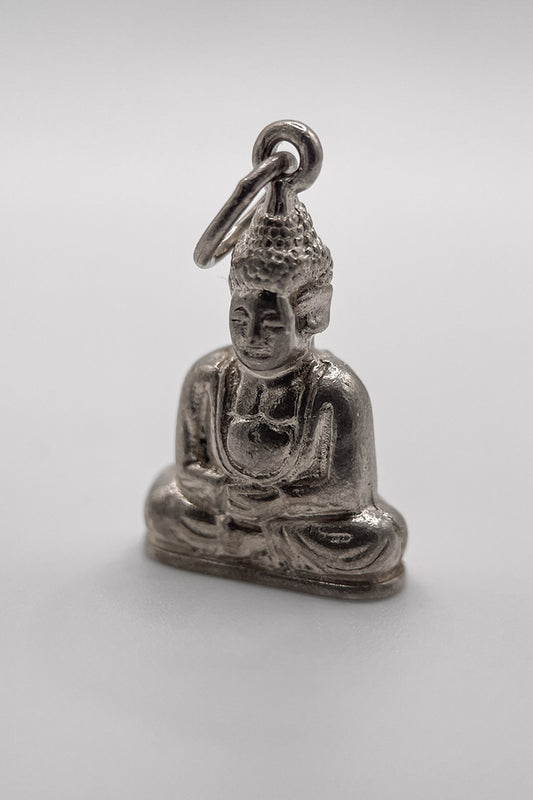 The Calming Meditative Buddha Vintage Charm (925 Sterling Silver, made circa 1950 - 1970)
