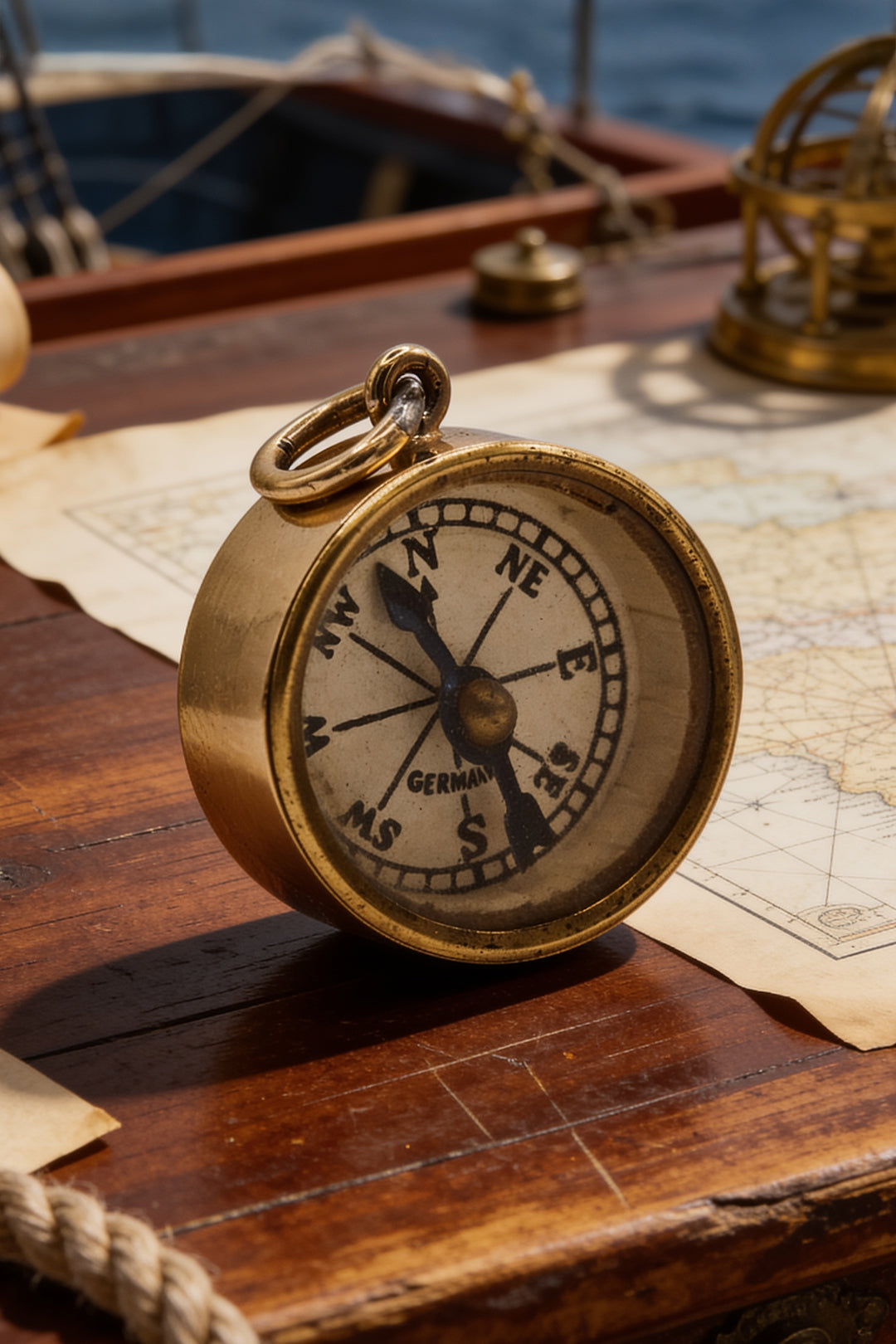 The Traveller’s St Christopher Compass CharmI (375 9ct gold, made in 1962)