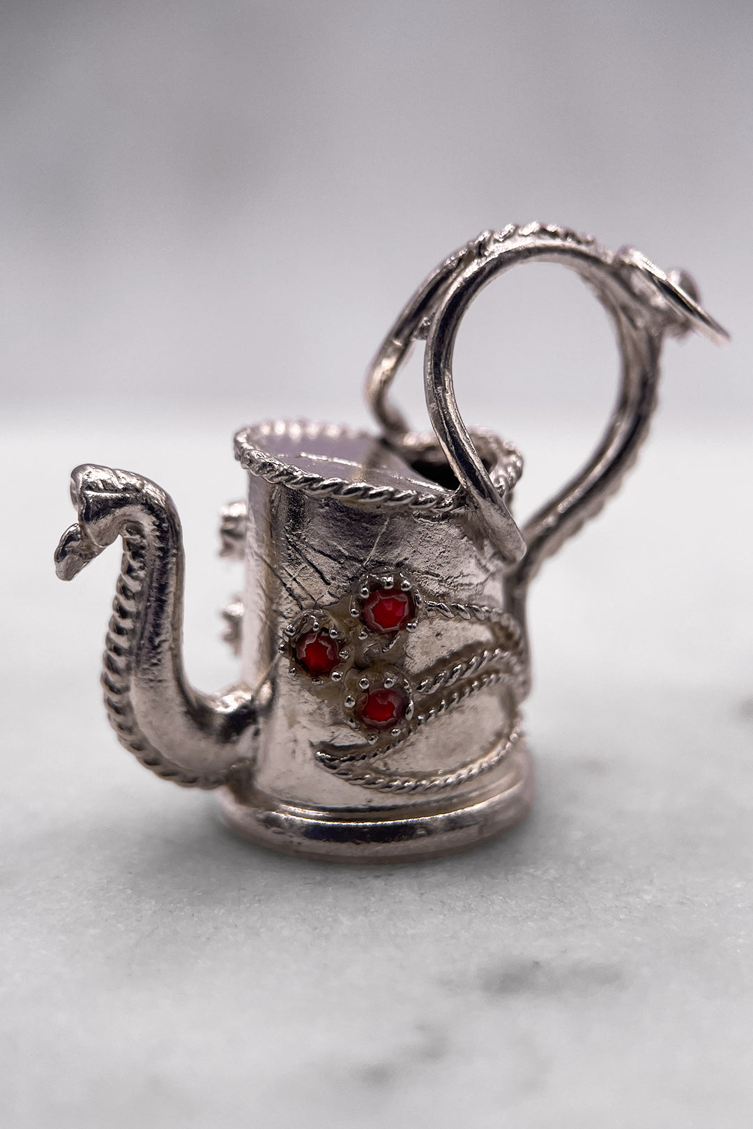 The Watering Can of Forever Growth Vintage Charm (925 Sterling Silver, made circa 1950 - 1970)