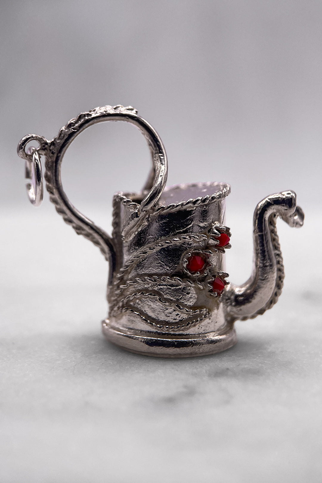 The Watering Can of Forever Growth Vintage Charm (925 Sterling Silver, made circa 1950 - 1970)