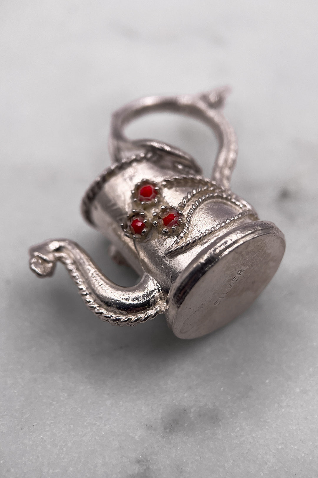 The Watering Can of Forever Growth Vintage Charm (925 Sterling Silver, made circa 1950 - 1970)