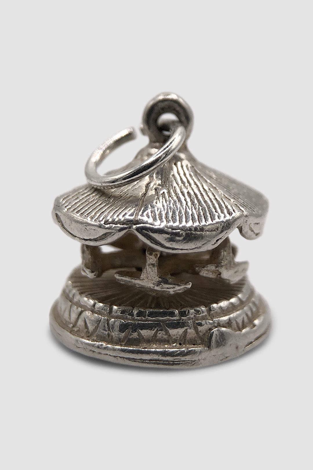 The Articulated Moving Childhood Carousel Charm (925 Sterling Silver)