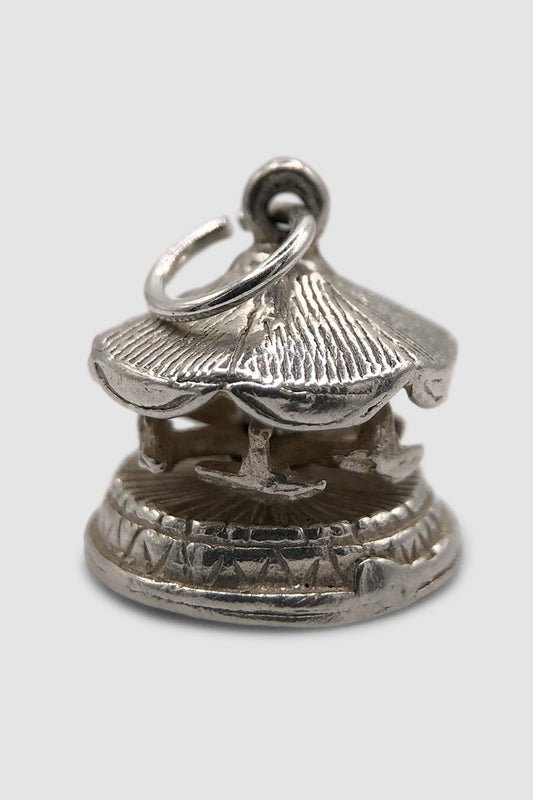 The Articulated Moving Childhood Carousel Charm (925 Sterling Silver)
