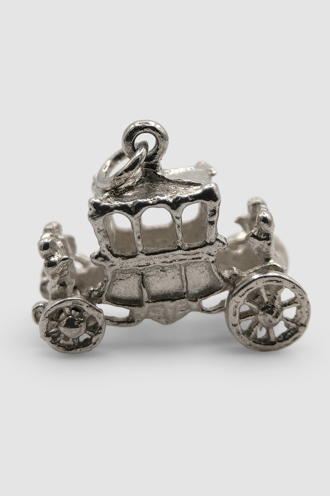 The Articulated Moving Royal Carriage Charm (925 Sterling Silver)