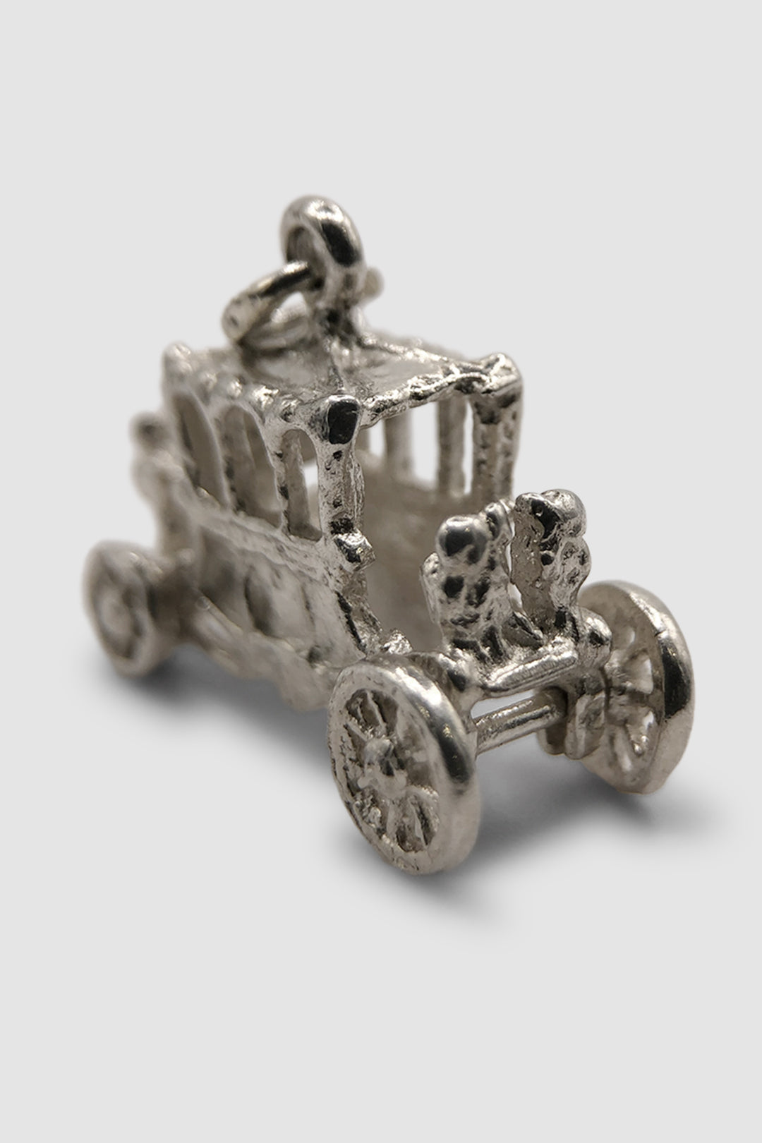 The Articulated Moving Royal Carriage Charm (925 Sterling Silver)