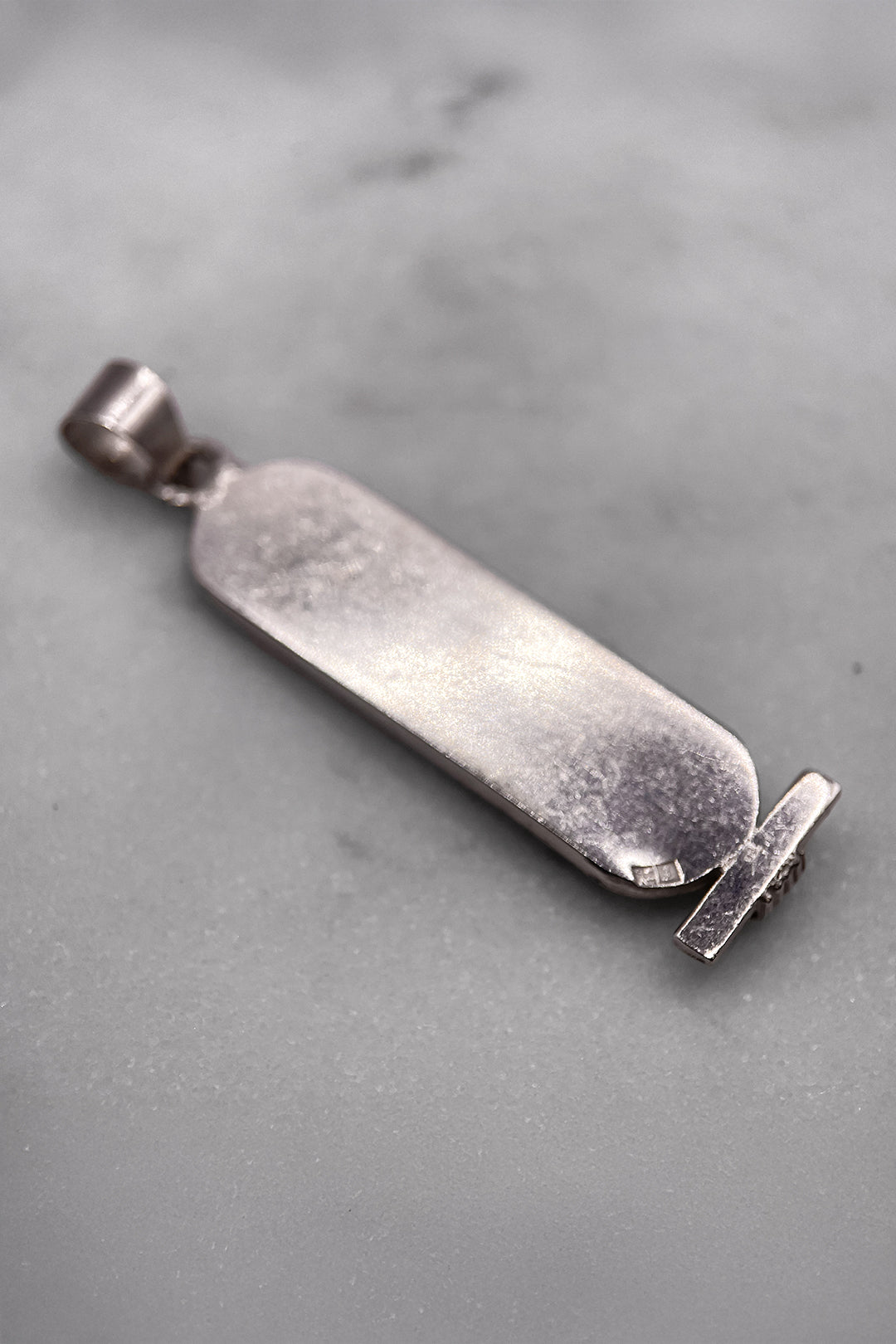 The Cartouche of Ancient Egypt Vintage Charm (925 Sterling Silver, made circa 1950 - 1970)