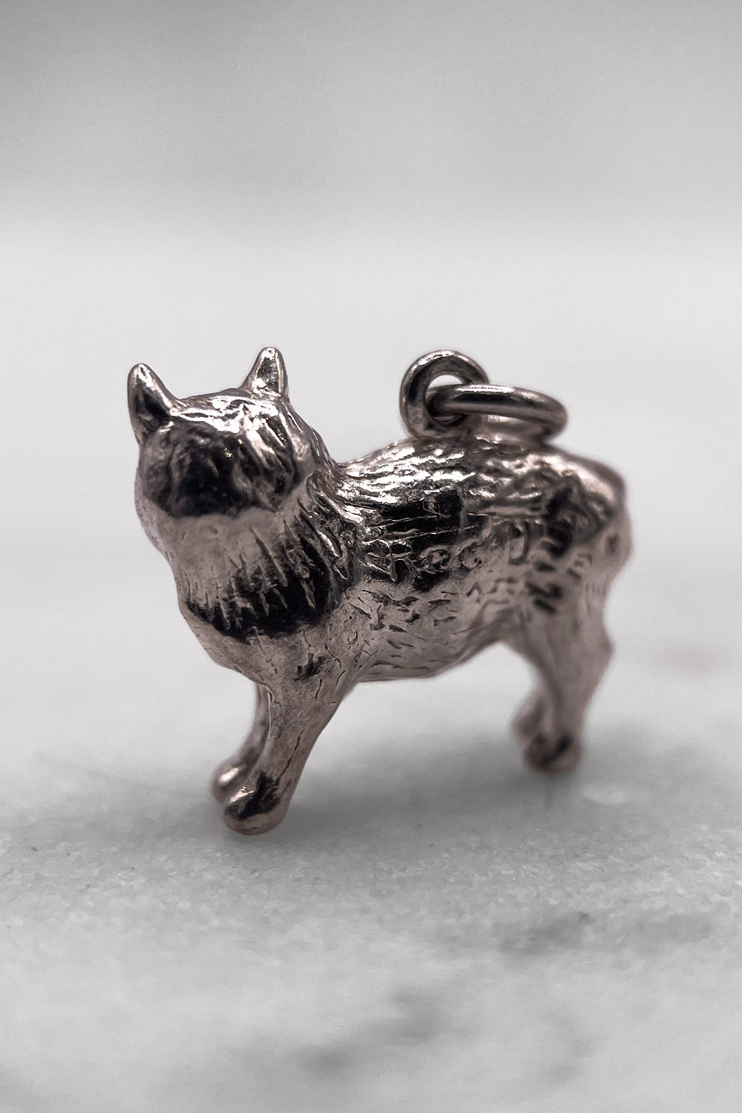 The Cat of the Family Cottage Vintage Charm (925 Sterling Silver, made circa 1950 - 1970)