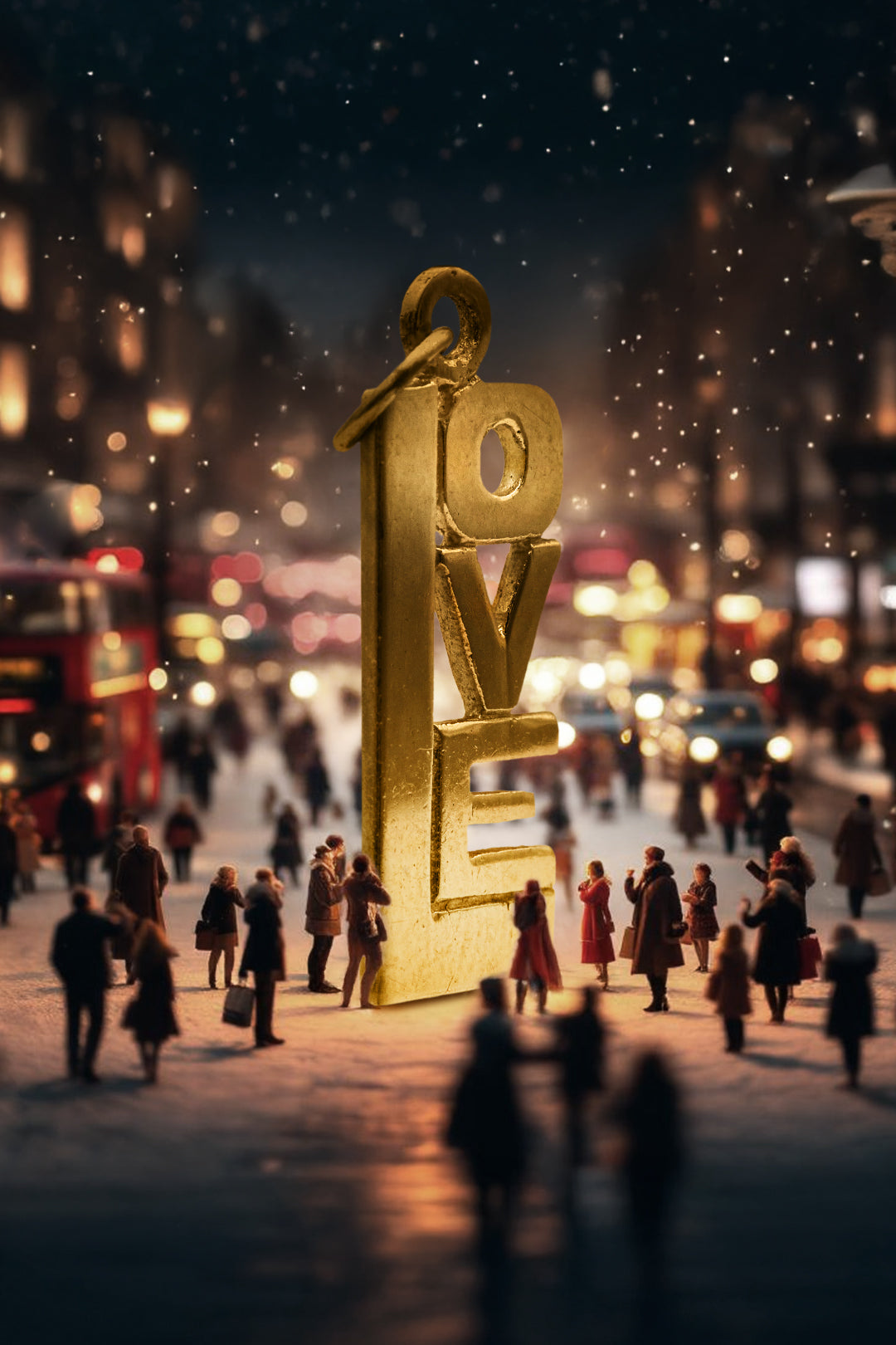 The Golden Loud LOVE charm (375 9ct gold, made in 1977)