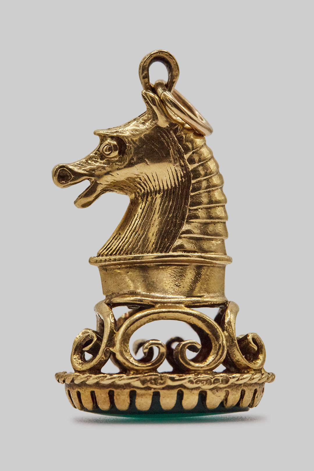 The Noble Knight's Move Chess Fob Heavy Charm (375 9ct gold, made in 1967)