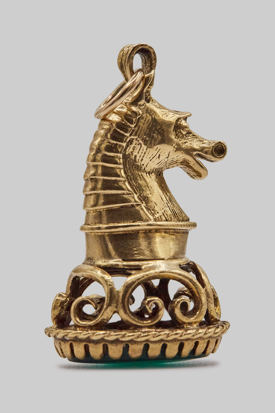 The Noble Knight's Move Chess Fob Heavy Charm (375 9ct gold, made in 1967)