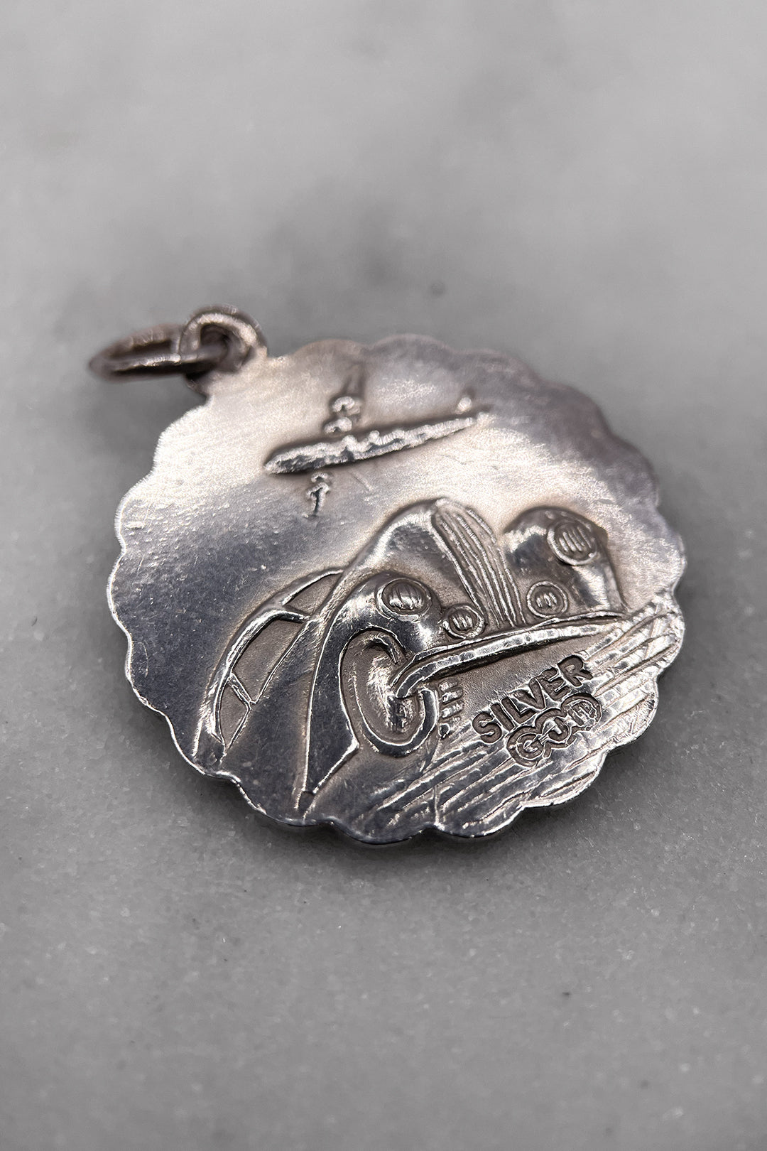 The Guardian St. Christophers of Safe Travels Vintage Charm (925 Sterling Silver, made circa 1950 - 1970)