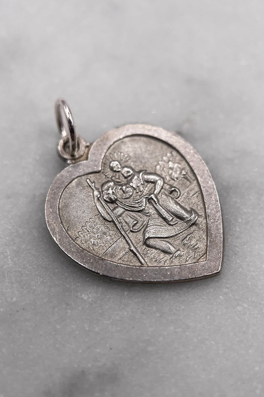 The Guardian St. Christophers of Safe Travels Vintage Charm (925 Sterling Silver, made circa 1950 - 1970)